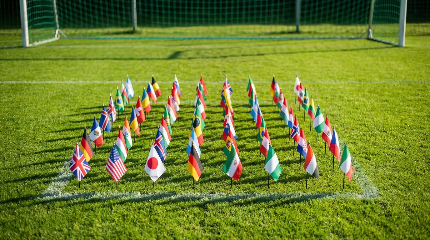Complete listing of all 48 qualified nations at the FIFA World Cup 2026 arranged by group